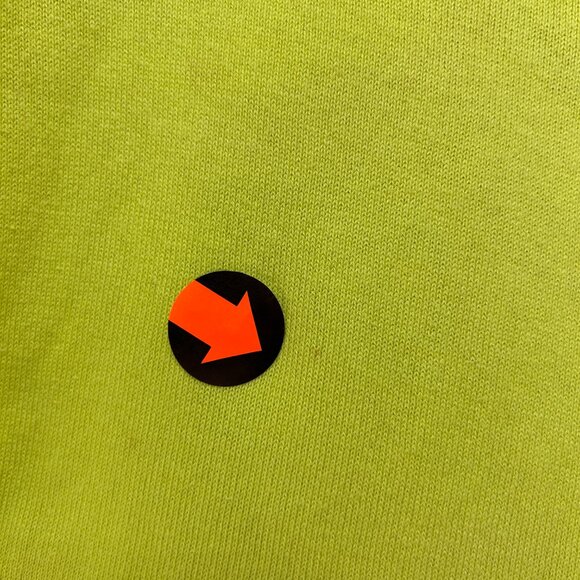 Michael Simon VTG Womens yellow green Sequin Beach Island Huts Cardigan medium - Picture 15 of 16